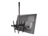 FPCEILBTB - StarTech.com Dual TV Ceiling Mount, Back-to-Back Heavy Duty Hanging Dual Screen Mount with Adjustable Telescopic 3.5' to 5' Pole, Tilt/Swivel/Rotate, VESA Bracket for 32”-75" Displays - Back