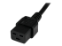 PXTEUC192M - StarTech.com 2m (6ft) Computer Power Cord, 16AWG, EU Schuko to C19 Power Cord, 16A 250V, Black Replacement AC Cord, TV/Monitor Power Cable, Schuko CEE 7/7 to IEC 60320 C19 Power Cord - Close up