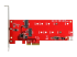PEX2M2 - StarTech.com 2x M.2 SATA SSD Controller Card - Front