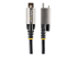USB31CCTLKV1M - StarTech.com 3ft 1m Top Screw Locking USB C Cable 10Gbps, USB 3.1/3.2 Gen 2 Type-C Cable, 100W (5A) Power Delivery Charging, DP Alt Mode, Single Screw Lock, USB-C to C Cord, Charge/Sync - Front
