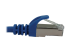N262-S06-BL - Eaton Tripp Lite Series Cat6a 10G Snagless Shielded Slim STP Ethernet Cable (RJ45 M/M), PoE, Blue, 6 ft. (1.8 m) - Close up