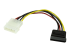 SATAPOWADAP - StarTech.com 6in 4 Pin LP4 to SATA Power Cable Adapter - Right-angle