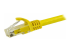 N6PATC1MYL - Startech 1m CAT6 Ethernet Cable, 10 Gigabit Snagless RJ45 650MHz 100W PoE Patch Cord, CAT 6 10GbE UTP Network Cable w/Strain Relief, Yellow, Wiring is UL Certified/TIA - Close up
