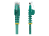 N6PATC15MGN - StarTech.com 15m CAT6 Ethernet Cable, 10 Gigabit Snagless RJ45 650MHz 100W PoE Patch Cord, CAT 6 10GbE UTP Network Cable w/Strain Relief, Green, Fluke Tested/Wiring is UL Certified/TIA - Front