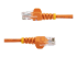 45PAT50CMOR - Startech 0.5m Orange Cat5e / Cat 5 Snagless Ethernet Patch Cable 0.5 m - Front