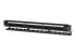 N052-024 - Eaton Tripp Lite Series 24-Port Cat5e Cat5 Rackmount Patch Panel 568B 110 Punch 1URM - Front