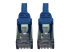 N262-S15-BL - Eaton Tripp Lite Series Cat6a 10G Snagless Shielded Slim STP Ethernet Cable (RJ45 M/M), PoE, Blue, 15 ft. (4.6 m) - Front