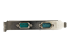 PEX2S953 - StarTech.com 2-port PCI Express RS232 Serial Adapter Card, PCIe RS232 Serial Host Controller Card, PCIe to Dual Serial DB9 COM Port Card, 16950 UART, Expansion Card, Windows, macOS, Linux - Left side