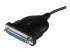 ICUSB1284D25 - Startech 6 ft / 2m USB to DB25 Parallel Printer Adapter Cable - Right-angle