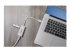 USB31000SPTW - StarTech.com USB 3.0 to Gigabit Ethernet Adapter NIC w/ USB Port (White) - Top