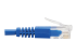 N204-S15-BL-RA - Eaton Tripp Lite Series Right-Angle Cat6 Gigabit Molded Slim UTP Ethernet Cable (RJ45 Right-Angle M to RJ45 M), Blue, 15 ft. (4.57 m) - Close up