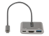 CDP2HDUACP2 - StarTech.com USB C Multiport Adapter, USB-C to HDMI 4K Video, 100W Power Delivery Passthrough Charging, 2-Port USB 3.0 Hub 5Gbps (1xType-C/1xA), USB-C Mini Dock, USB-C Travel Dock - Left side