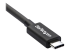 TBLT3MM2M - StarTech.com 2m (6.6ft) Thunderbolt 3 Cable, 20Gbps, 100W PD, 4K Video, Thunderbolt-Certified, Compatible w/ TB4/USB 3.2/DisplayPort - Close up