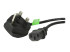 PXT101UK - StarTech.com 6ft (1.8m) UK Computer Power Cable, 18AWG, BS 1363 to C13 Power Cord, 10A 250V, Black Replacement AC Power Cord, Monitor Power Cable, BS 1363 to IEC 60320 C13 Kettle Lead - Right-angle