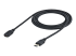 HDEXT2M - StarTech.com 2m (6ft) HDMI Extension Cable, Ultra HD HDMI Male to Female Cable, 4K HDMI Cable Extender, 4K 30Hz UHD HDMI Cable with Ethernet M/F, High Speed HDMI 1.4 Cable, 10.2Gbps - Right-angle