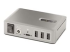 10G8A2CS-USB-C-HUB - Startech 10-Port USB-C Hub, 8x USB-A + 2x USB-C, Self-Powered w/ 65W Power Supply, USB 3.1 10Gbps Hub w/ BC1.2 Charging, Desktop/Laptop USB Hub with 3ft Locking USB-IF Certified Cable - Back