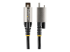 USB31CCTLKV1M - StarTech.com 3ft 1m Top Screw Locking USB C Cable 10Gbps, USB 3.1/3.2 Gen 2 Type-C Cable, 100W (5A) Power Delivery Charging, DP Alt Mode, Single Screw Lock, USB-C to C Cord, Charge/Sync - Close up
