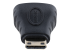 HDACFM - StarTech.com Mini HDMI to HDMI Adapter, 4K High Speed HDMI Adapter, 4K 30Hz Ultra HD High Speed HDMI Adapter, HDMI 1.4, Gold Plated Connectors, UHD Mini HDMI Adapter 4K, Black - Left side