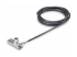 DUALKA10-LAPTOP-LOCK - StarTech.com 10-Pack Dual-Access Laptop Lock, 6.5ft (2m) Keyed Alike and Combination Security Cable Lock for K-Slot Devices, Computer Anti-Theft Steel Cable - Right-angle