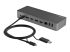 USBCCADP - StarTech.com 3ft (1m) USB C Cable w/ USB-A Adapter Dongle, Hybrid 2-in-1 USB C Cable w/ USB-A | USB-C to USB-C (10Gbps/100W PD), USB-A to USB-C (5Gbps), USB-A Host to USB-C DisplayLink Dock - Left-angle