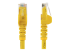 N6PATC7MYL - StarTech.com 7m CAT6 Ethernet Cable, 10 Gigabit Snagless RJ45 650MHz 100W PoE Patch Cord, CAT 6 10GbE UTP Network Cable w/Strain Relief, Yellow, Fluke Tested/Wiring is UL Certified/TIA - Front