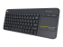 920-007143 - Logitech Wireless Touch Keyboard K400 Plus - Right-angle