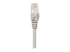 319768 - Intellinet Network Patch Cable, Cat5e, 3m, Grey, CCA, U/UTP, PVC, RJ45, Gold Plated Contacts, Snagless, Booted, Lifetime Warranty, Polybag - Close up