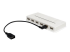 U005-10I - Eaton Tripp Lite Series USB Extension Cable (USB-A Right-Angle M to USB-A F), 10-in. (25.4 cm) - Left-angle