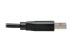 U428-003-CRA - Eaton Tripp Lite Series USB-C to USB-A Cable (M/M), Right-Angle C, USB 3.2 Gen 1 (5 Gbps), Thunderbolt 3 Compatible, 3 ft. (0.91 m) - Close up