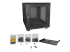 RK1233BKM - Startech 12U Server Rack Cabinet, 4-Post Adjustable Depth (2" to 30")Network Equipment Rack Enclosure w/Casters/Cable Management/Shelf/Locking, Dell PowerEdge, HP ProLiant, ThinkServer - Left-angle