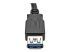 U324-06N-BK - Eaton Tripp Lite Series USB 3.0 SuperSpeed Extension Cable (A M/F), Black, 6-in. (15.24 cm) - Close up
