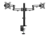 ARMDUAL3 - Startech Desk Mount Dual Monitor Arm, Desk Clamp VESA Compatible Monitor Mount for up to 32 inch Displays, Ergonomic Articulating Monitor Arm, Height Adjustable/Tilt/Swivel/Rotating - Left-angle