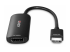 38327 - Lindy - Adapter - HDMI male to DisplayPort, Micro-USB Type B (power only) female - Front