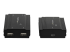 USB2004EXT100 - StarTech.com 4 Port USB 2.0 Extender Hub over Single CAT5e/CAT6 Ethernet Cable (RJ45), 330ft (100m), USB Extender Adapter, Externally Powered, 480 Mbps, Metal USB Extender Kit - Back