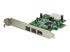 PEX1394B3 - StarTech.com 3 Port 2b 1a 1394 PCI Express FireWire Card Adapter - Left-angle