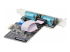 2S232422485-PC-CARD - StarTech.com 2-Port Serial PCIe Card, Dual-Port PCI Express to RS232/RS422/RS485 (DB9) Serial Card, Low-Profile Brackets Incl., 16C1050 UART, TAA-Compliant, Windows/Linux, TAA Compliant - Back