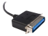 ICUSB128410 - StarTech.com 10 ft USB to Parallel Printer Adapter - Close up