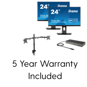 Black Friday XUB2497HSU-B2 Hot Desk – WFH Home Bundle